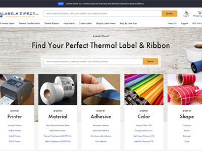 Labels Direct Nopcommerce Website