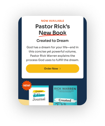 Pastors Rick's Website on Mobile