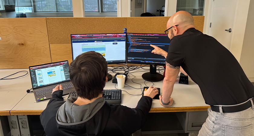 A team of developers customizing an eCommerce Website